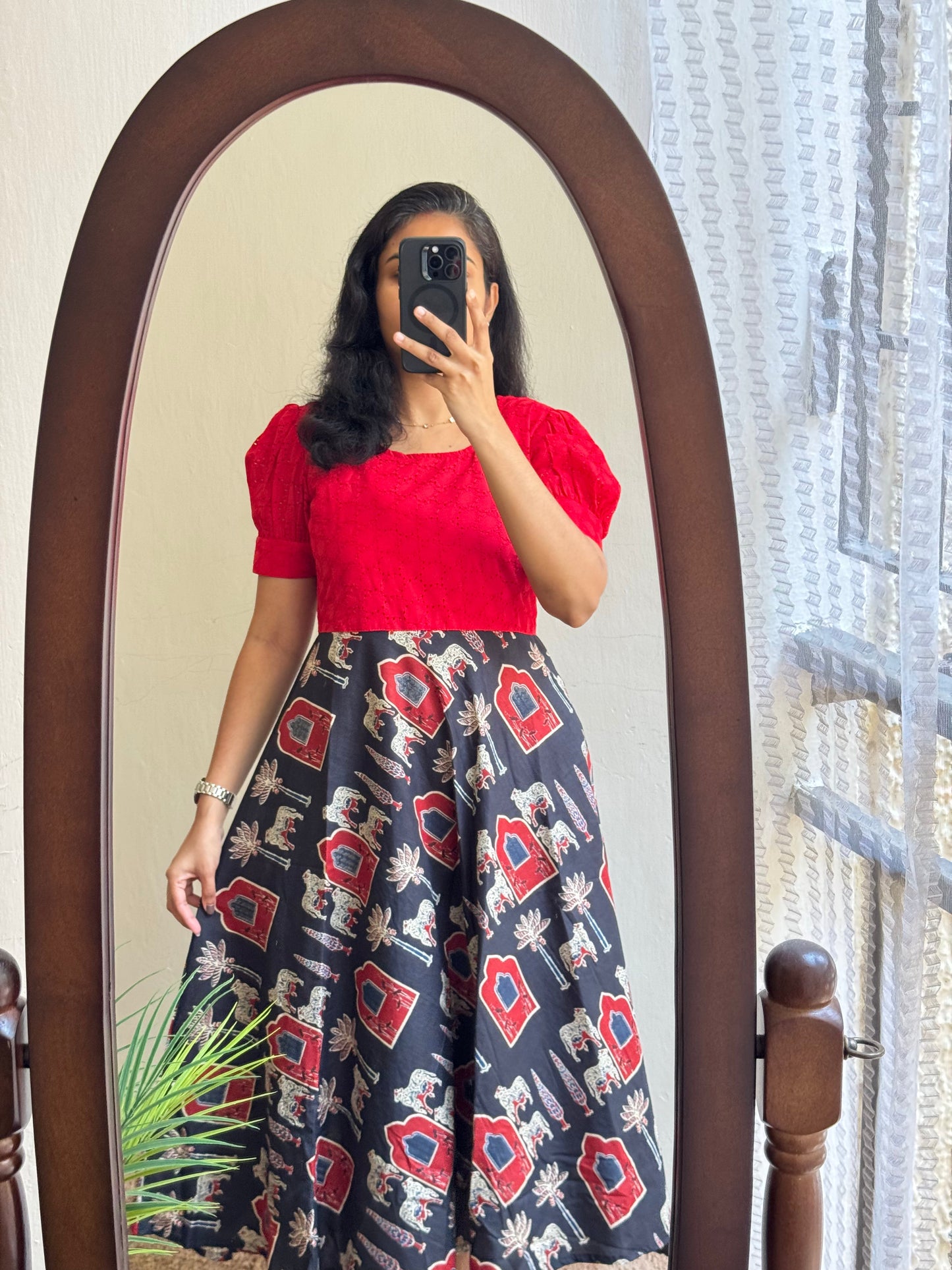 Rudrika - Beautiful cotton hakoba Gown