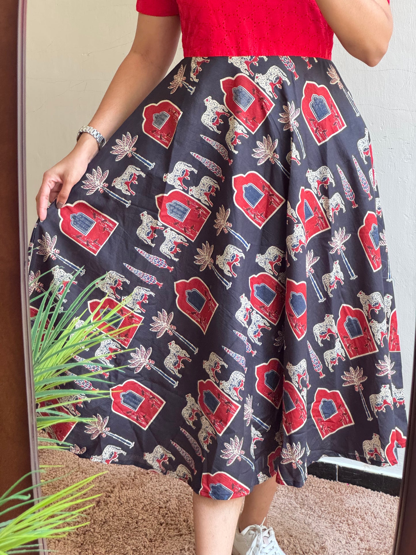 Rudrika - Beautiful cotton hakoba Gown